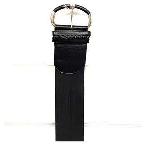 Francesca’s Women’s Wide Black Belt